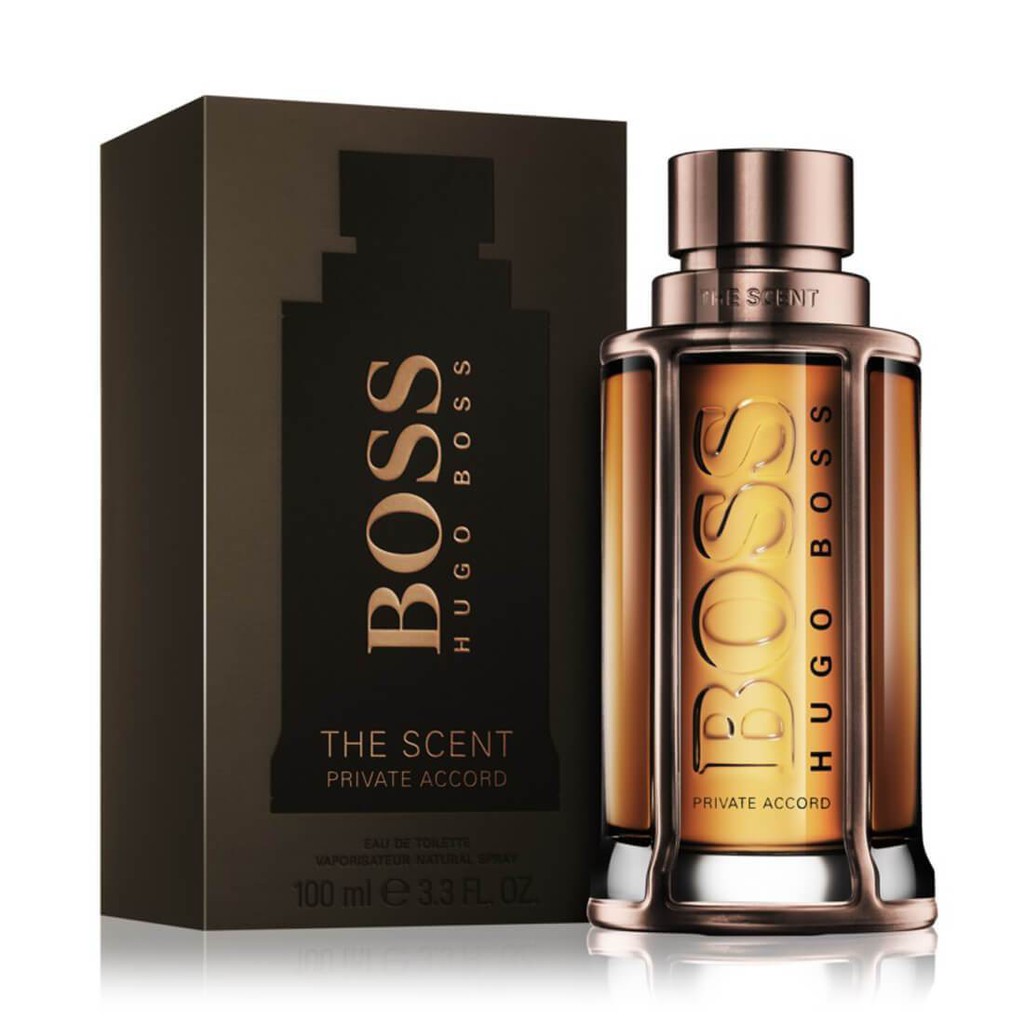 boss bottled the scent private accord