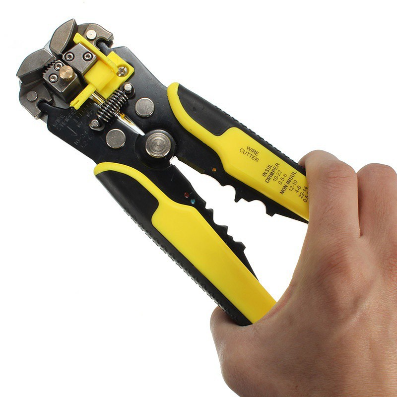 Professional Automatic Wire Striper Cutter Handle Tool Wire Stripper Stripping 