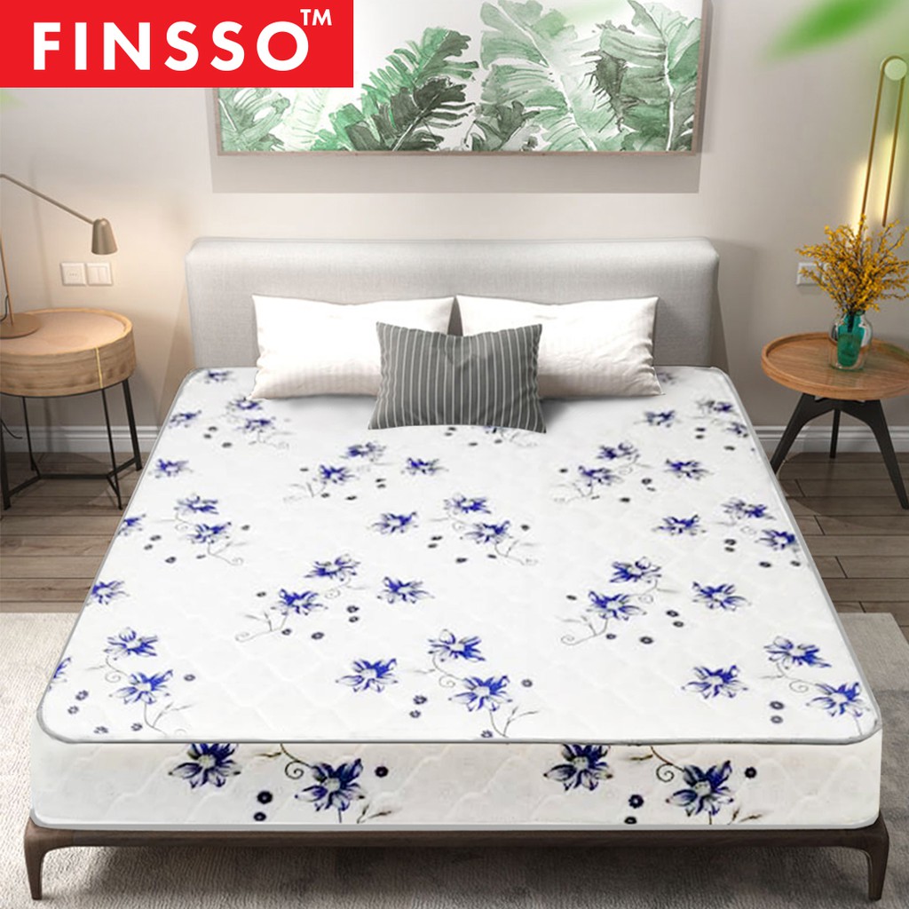 FINSSO: FLORAL DESIGN SINGLE / SUPER SINGLE / QUEEN / KING PU FOAM 8 INCH MATTRESS / TILAM