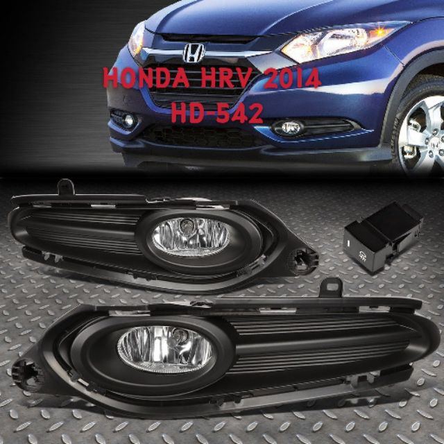 Honda Hrv Fog Lamp Spotlight Full Set Hd Shopee Malaysia