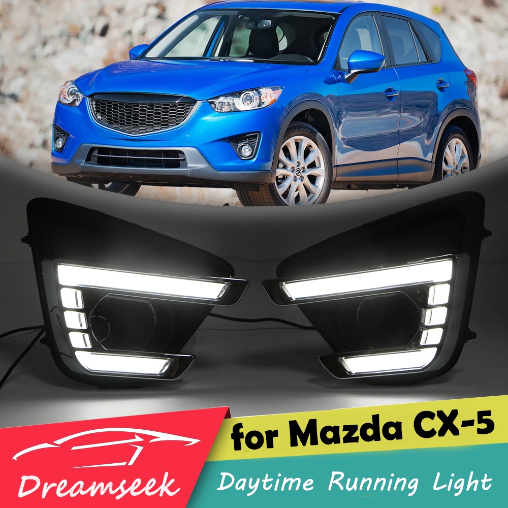 Drl Led Daytime Running Light Fog Lamp For Mazda Cx 5 12 13 14 15 16 Shopee Malaysia