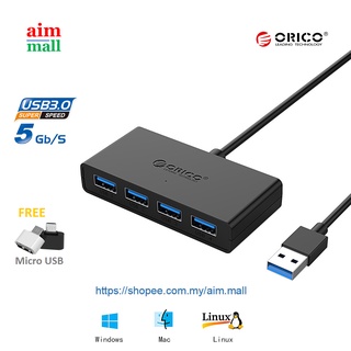 ORICO USB 3.0 5Gbps SuperSpeed 4-Ports USB HUB