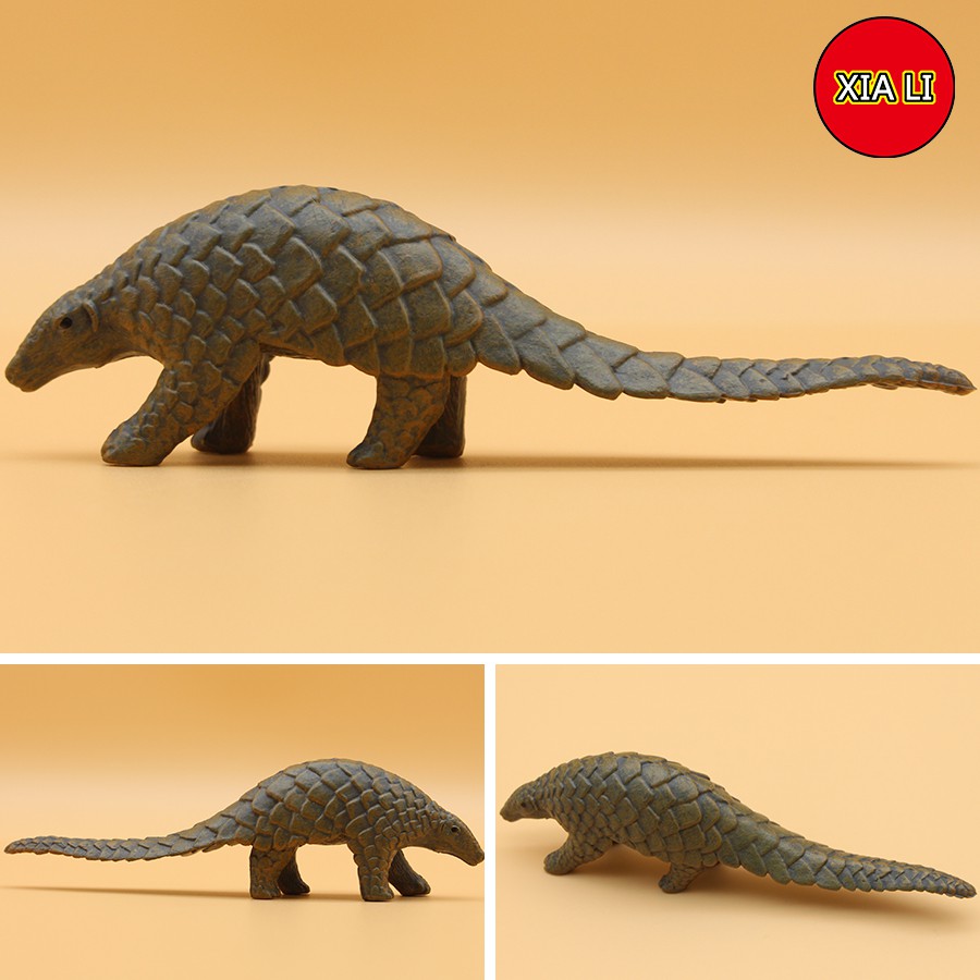 Simulation Wild Animal Pangolin Model PVC Action Figures Collection Miniature Cognition Educational Toys for Children