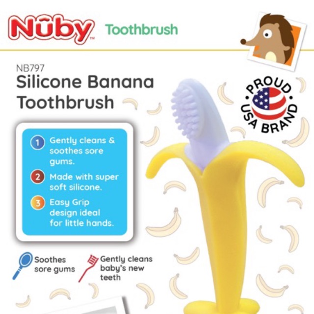 nuby banana toothbrush