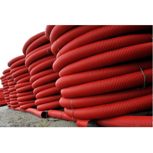 HDPE Double Wall Corrugated Pipe for Electrical Cable Protection 150MM