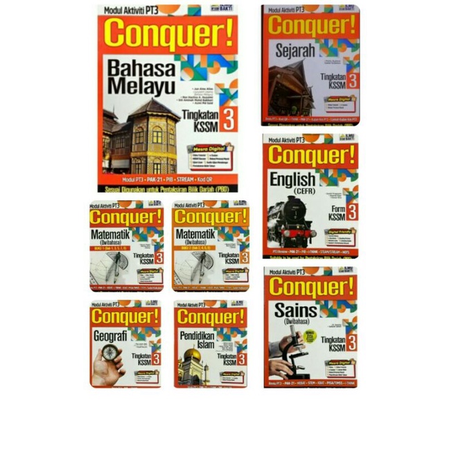 PIB CONQUER MODUL AKTIVITI PT3 TINGKATAN 3 KSSM  Shopee Malaysia