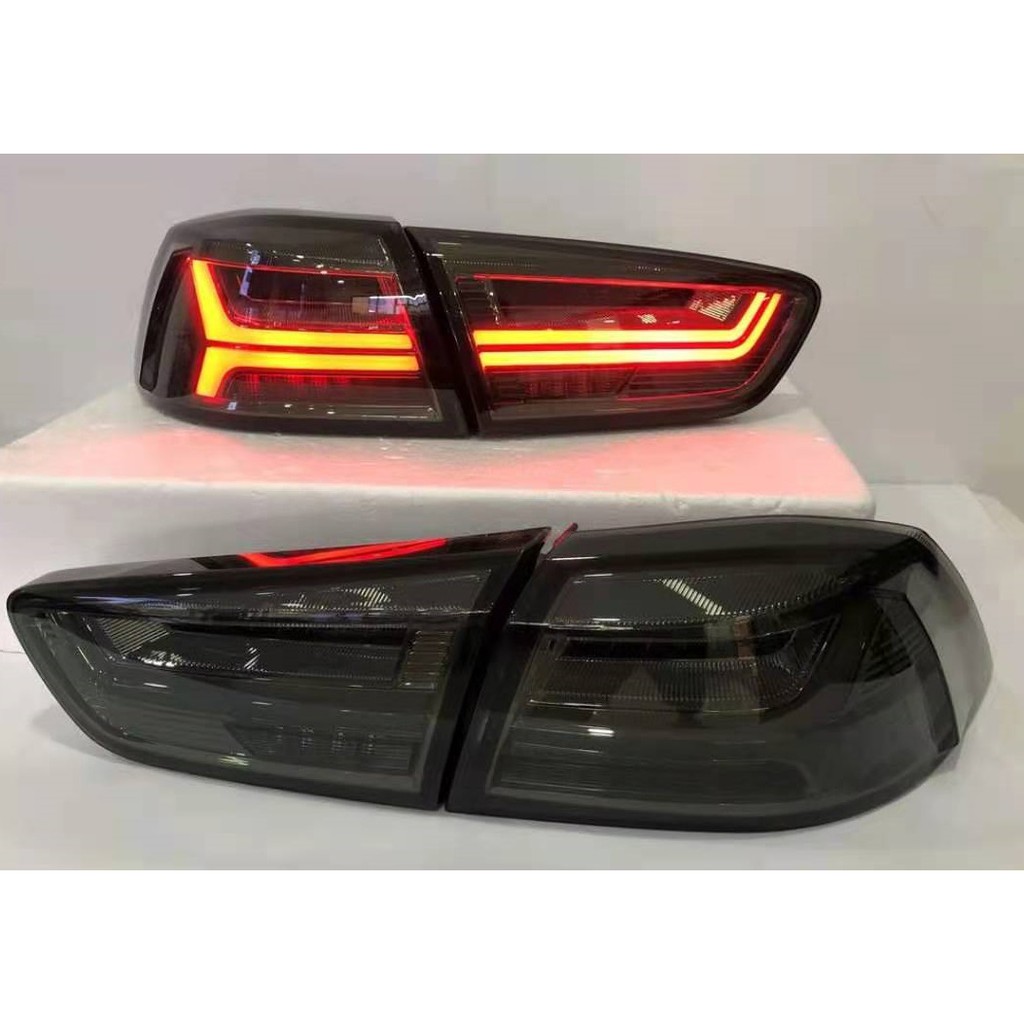 Mitsubishi Lancer Proton Inspira Tail Lamp 07 16 A6 Style Led Light Bar Smoke Shopee Malaysia