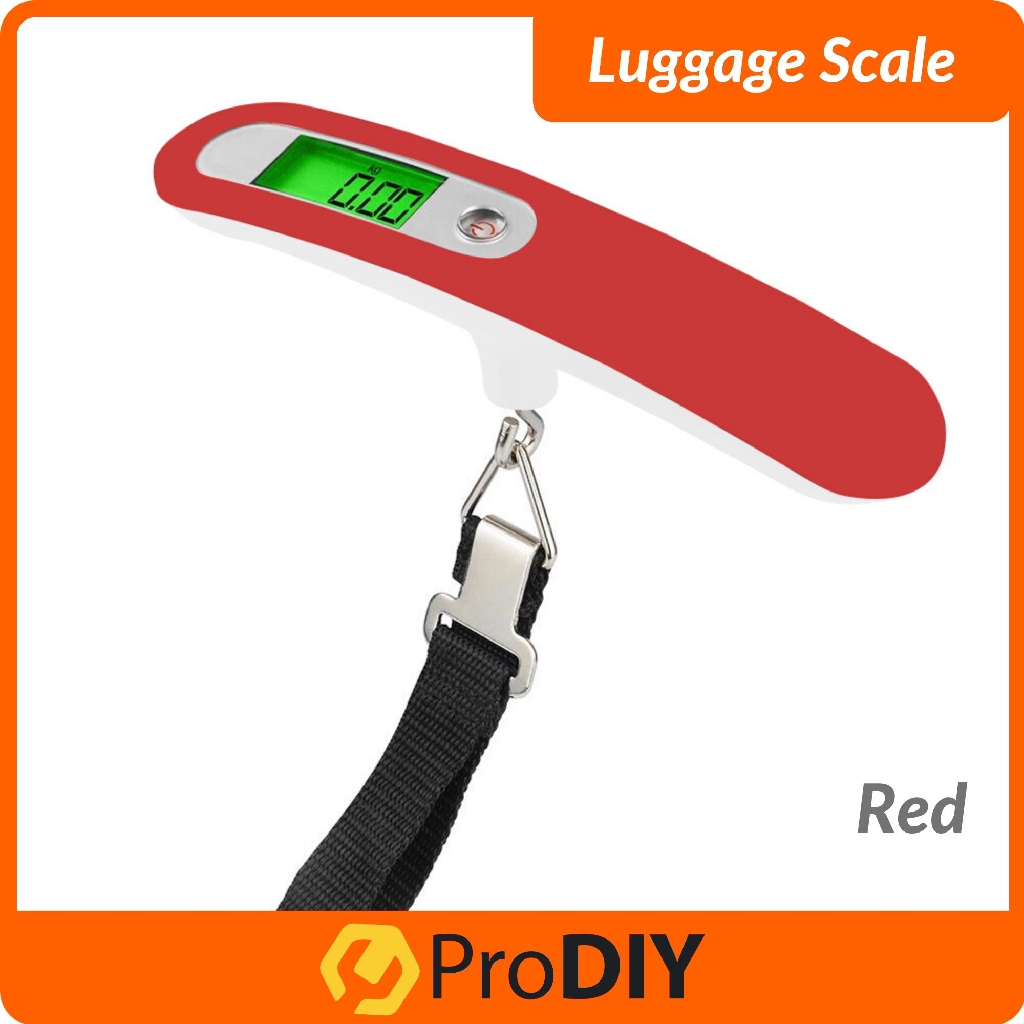 Luggage Scale 50kg PP Stainless Steel Travel Hanging Weight Digital Electronic LCD Display Strip ( 650# / 650A# )