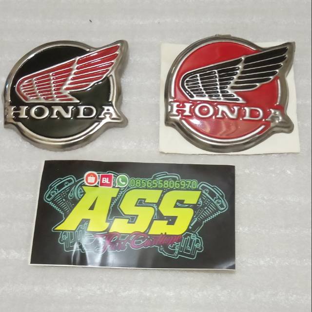 Honda C70-logo emblem Round Wings emblem C70  Shopee Malaysia