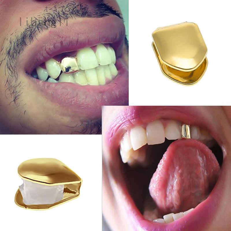 Libangli Hip Hop Gold Teeth Upper And Bottom Grills Dental Mouth Punk Teeth Caps Cosplay Party Tooth Rapper Body Jewelry Gift Shopee Malaysia - golden braces roblox