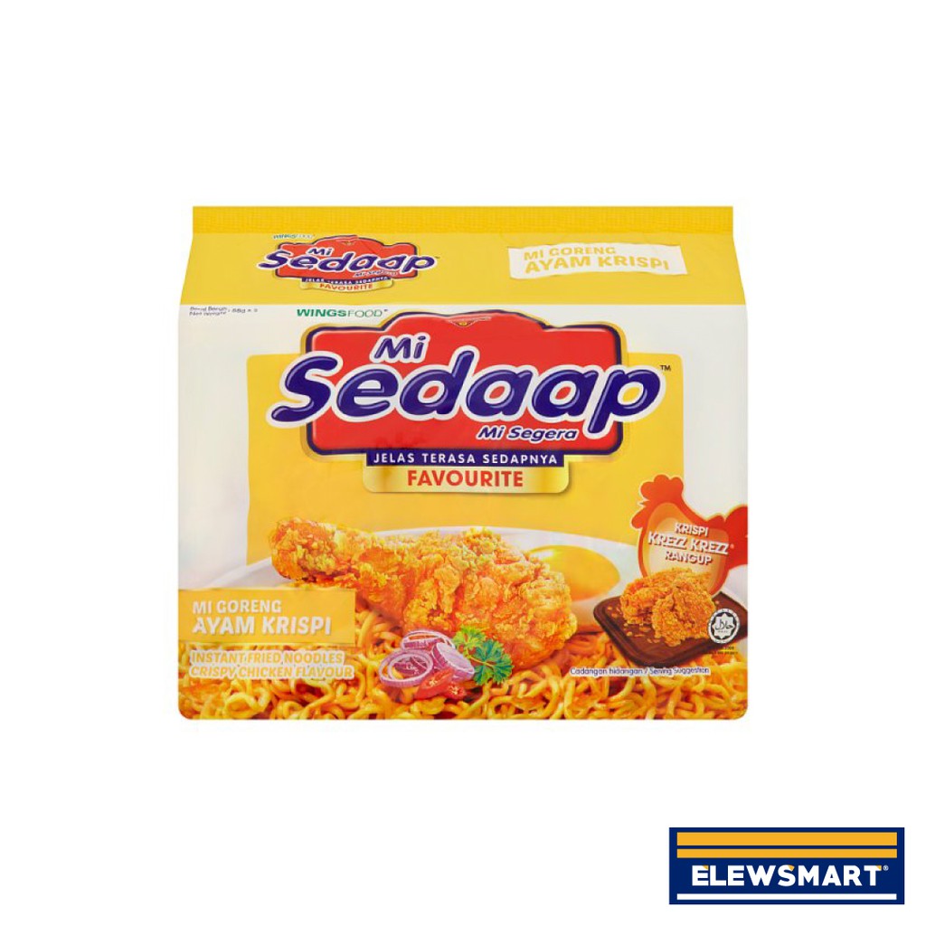 MI SEDAAP GORENG AYAM KRISPI (5X8PKT) | Shopee Malaysia