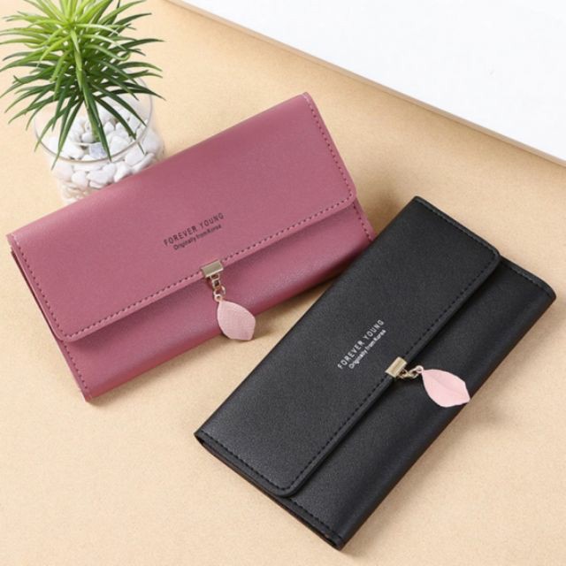 Ultra Slim Long Purse Women Zippper Wallet ID Bank Card Cash Coin Bag ...