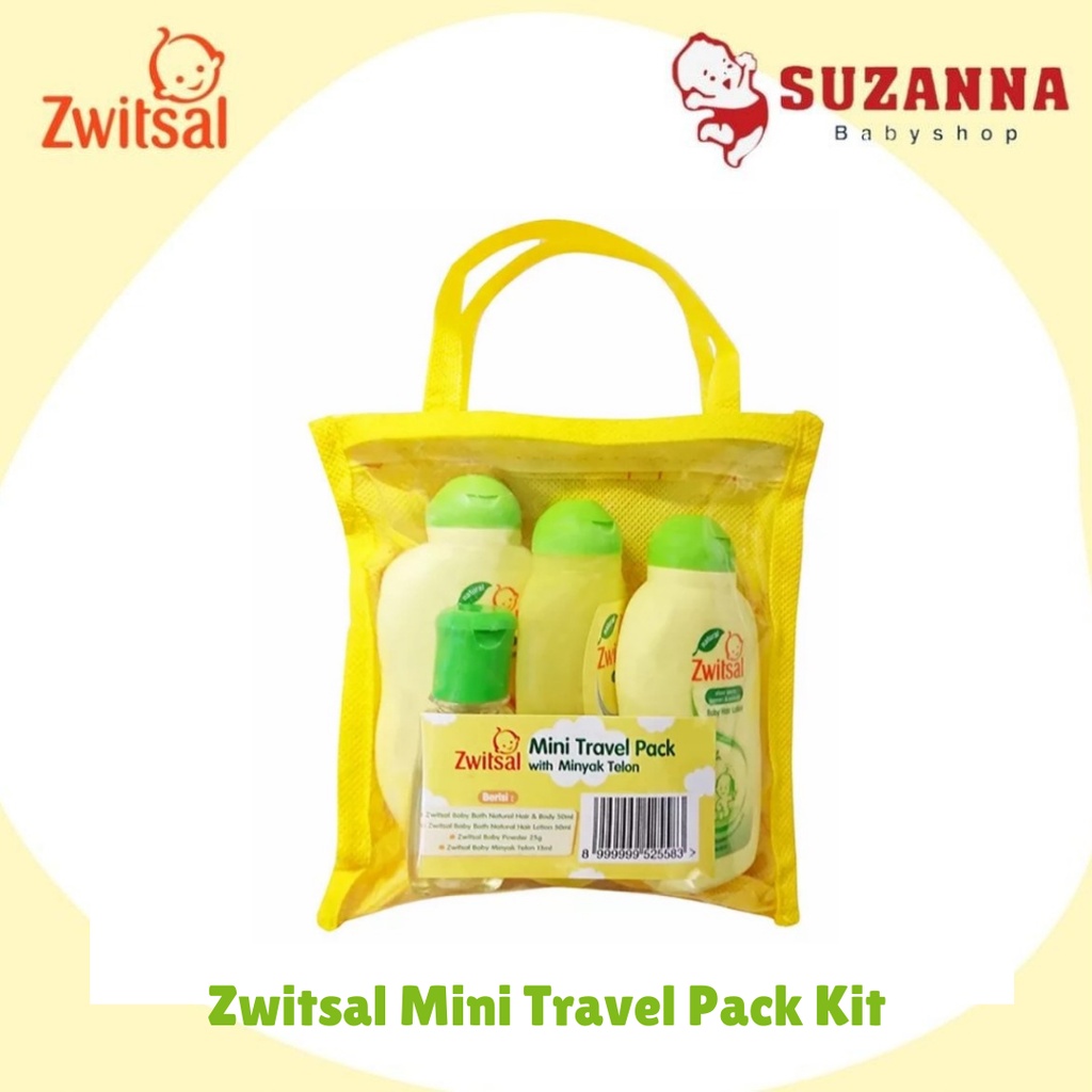 Zwitsal Mini Travel Pack Kit Contents 4pcs Shopee Malaysia