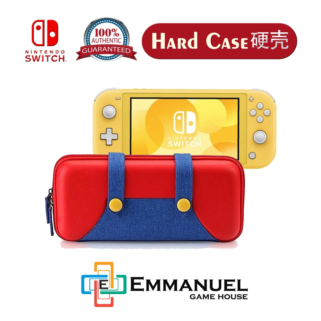 Mario Nintendo Switch Lite Protective Storage Case Bag Cover Handcarry Portable Shopee Malaysia