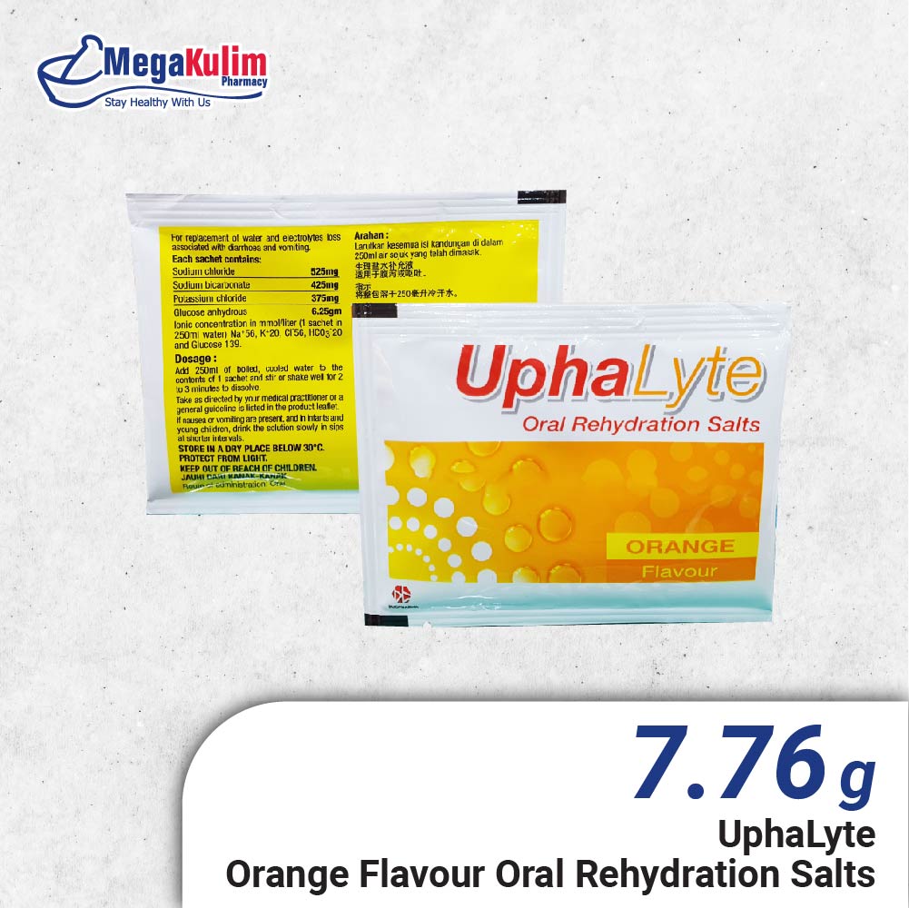 Buy Uphalyte Oral Rehydration Salts 7 76g Natural Orange Seetracker Malaysia