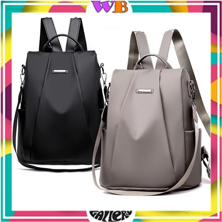 Tag Backpack 2 Way Anti Thief Women’s Casual Nylon Water Resistant Backpack Bag Bagpack