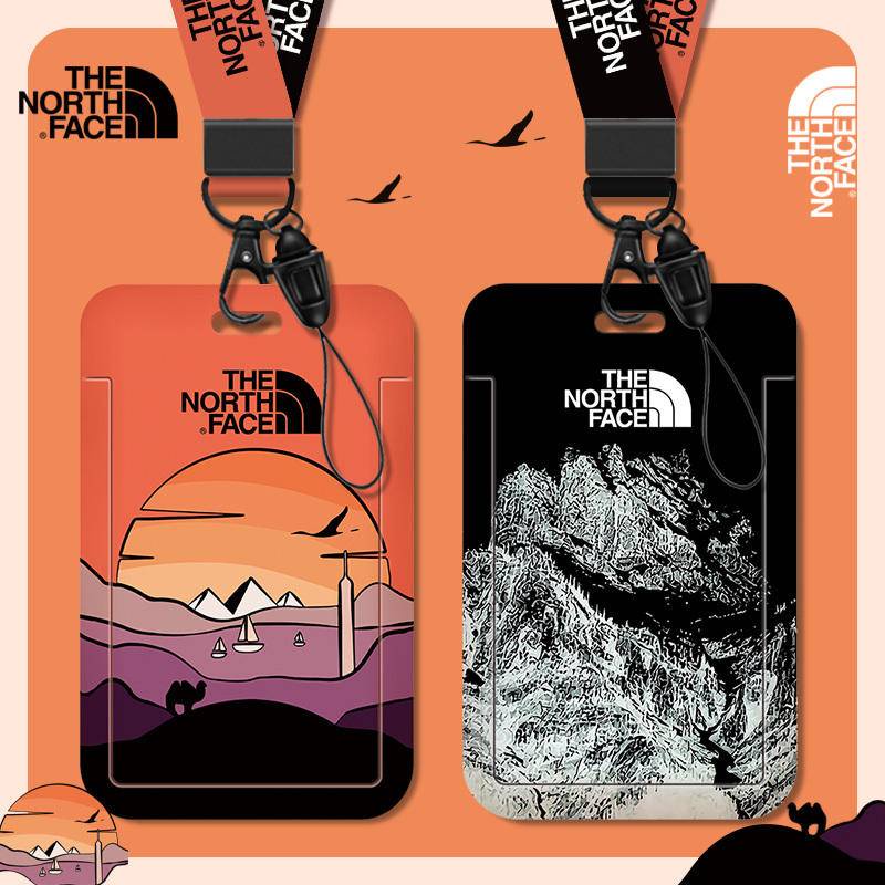 The North Face Card Holder Work Card Collection Card Case Business Bank Card Cover Student Card Case Transportation Card Protective With Lanyard