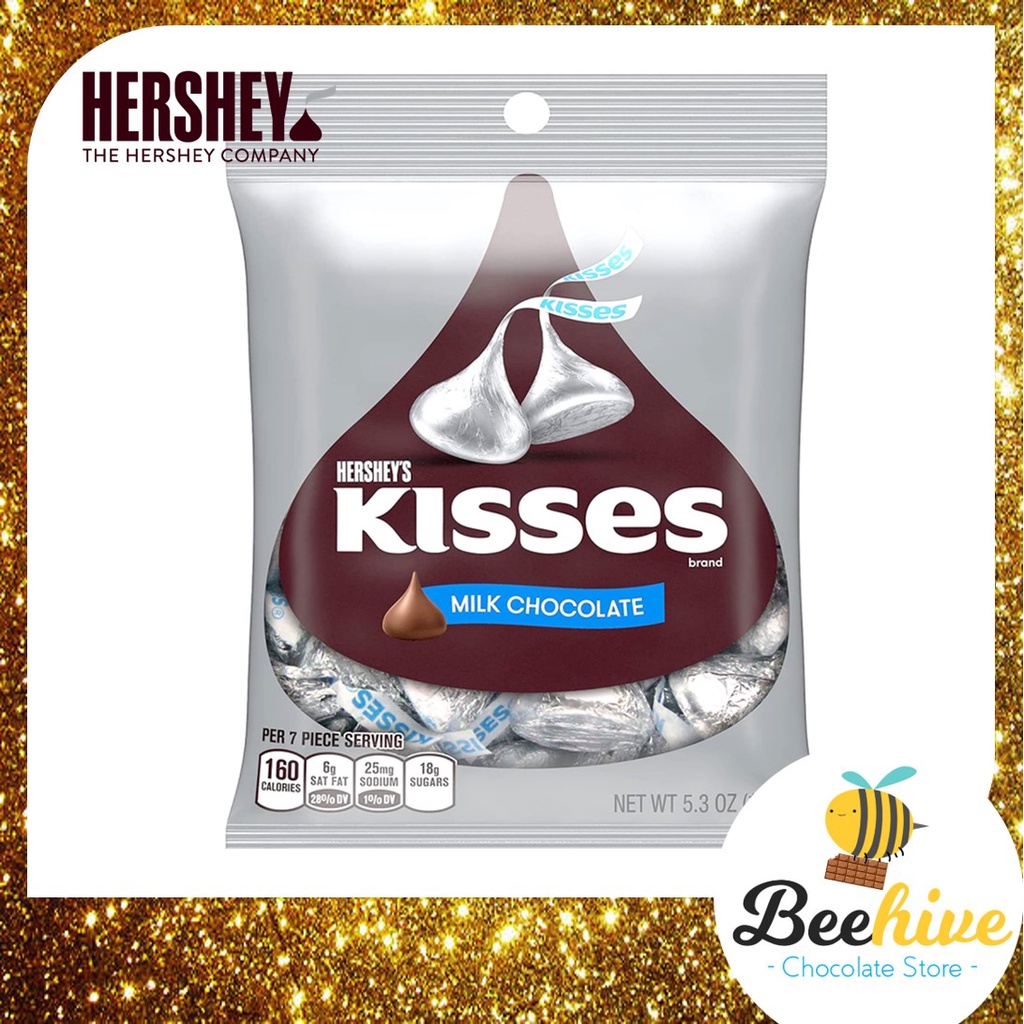 Hersheys Kisses Milk Chocolate 150g Shopee Malaysia