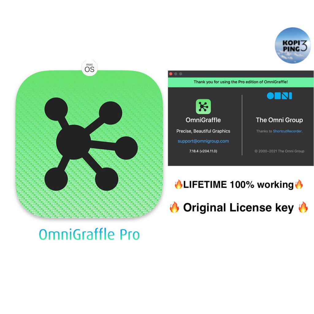 OmniGraffle 7 Pro License Key For MAC 