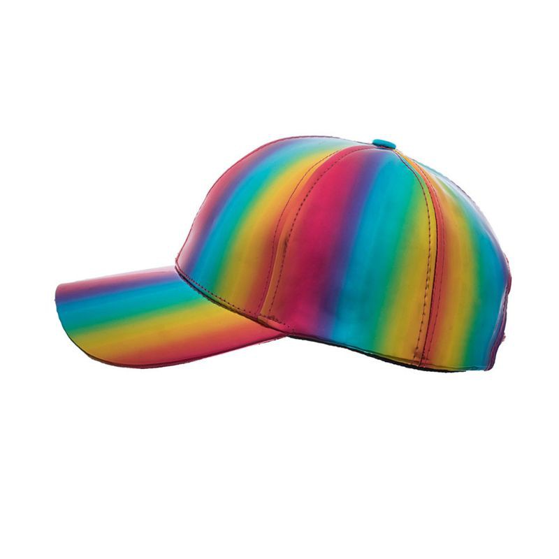 iridescent baseball cap