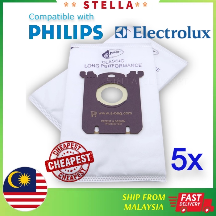 OEM Vacuum Dust Bag Use For﻿ Philips Electrolux replacement Sbag S-bag ...