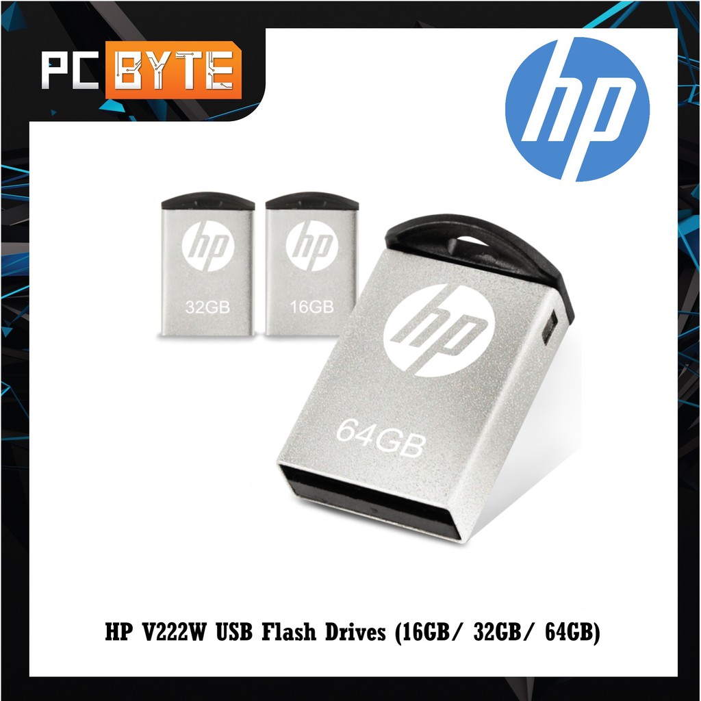 HP V222W USB Flash Drives (16GB/ 32GB/ 64GB) Shopee Malaysia