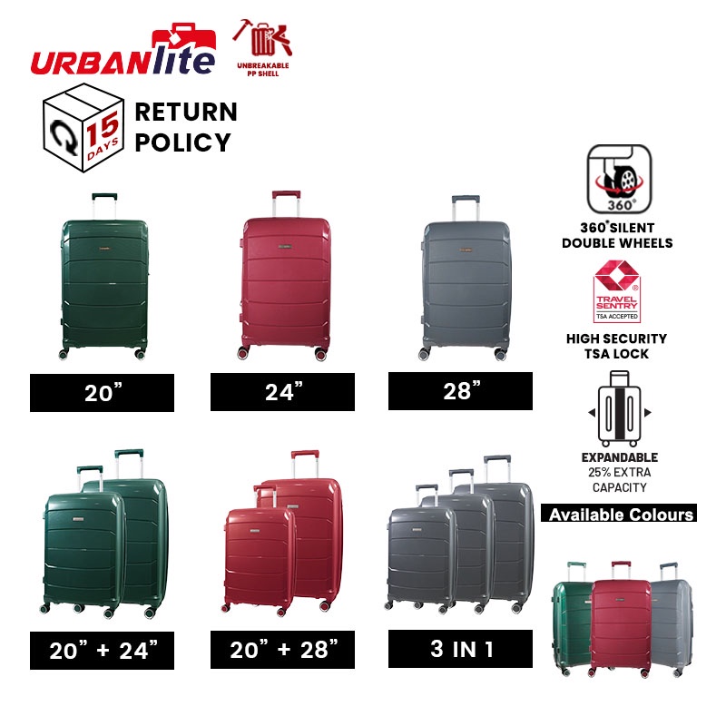 urbanlite luggage brand