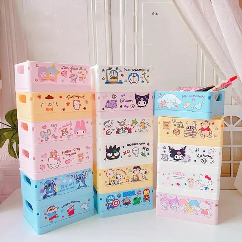 (>2 for cheaper price!) Sanrio Storage Box Foldable Kawaii Kuromi ...