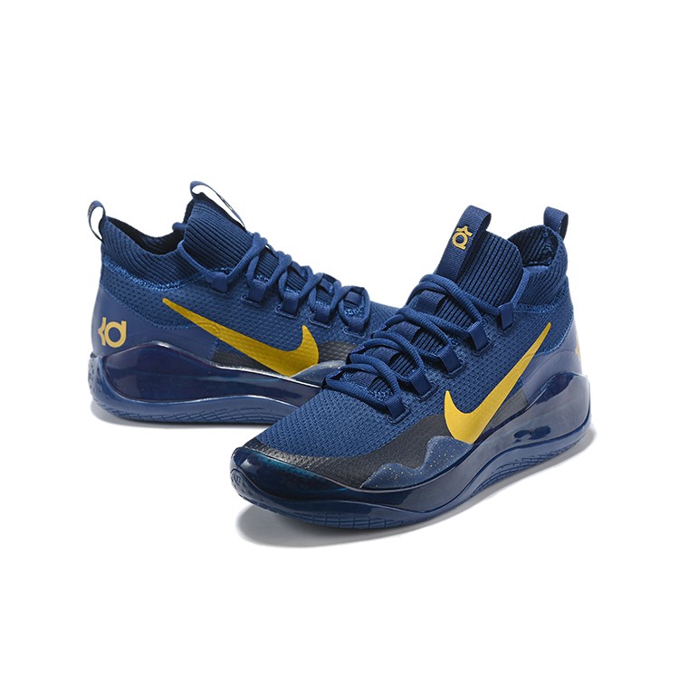 kd shoes yellow and blue