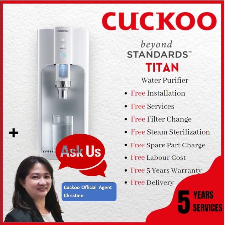 Cuckoo Titan Water Filter Penapis Air Dispenser Purifier Hot and Cold