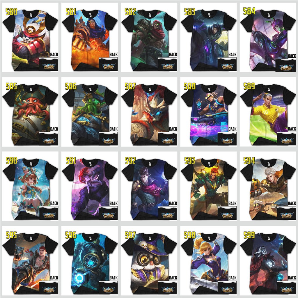 Newest mobile legend T-Shirt gaming mobile legends Cool game Shirts