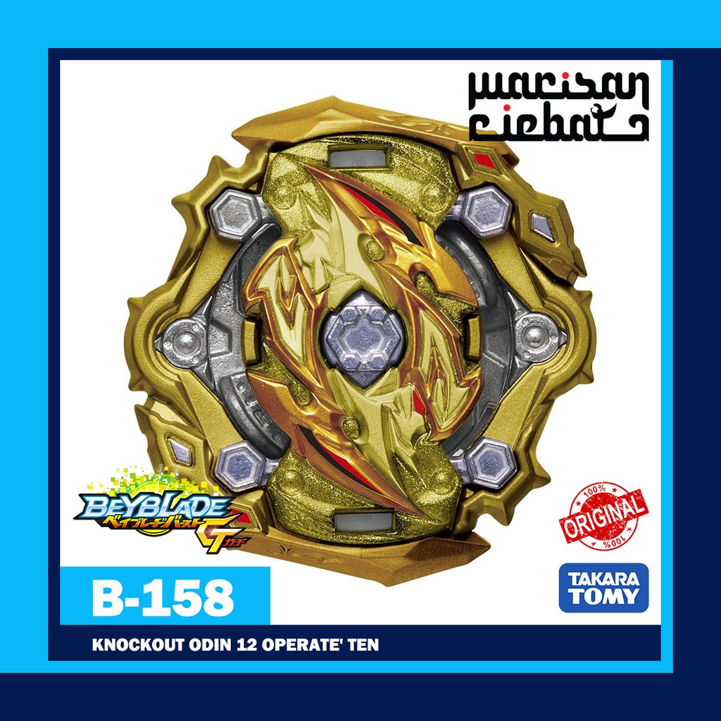 Beyblade Burst Gt B 158 05 Knockout Odin 12 Operate Ten Shopee Malaysia