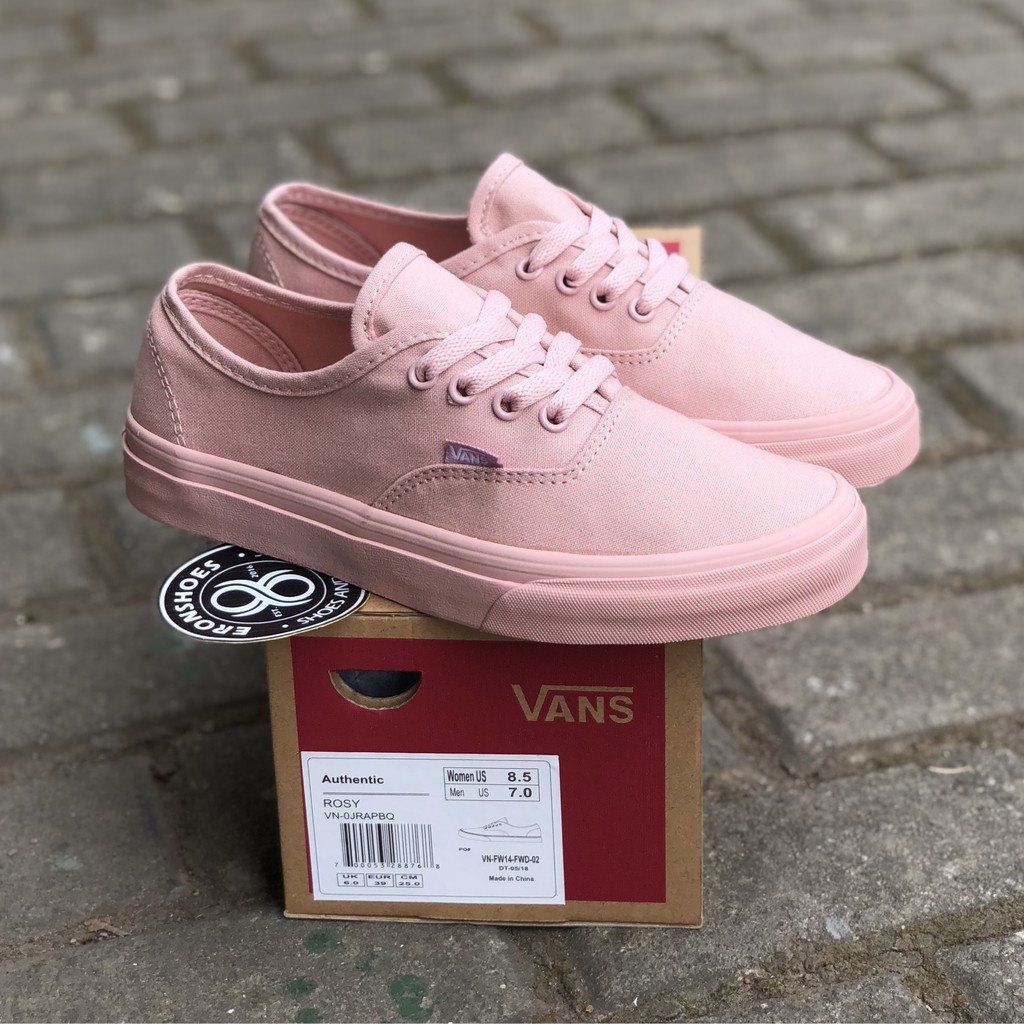 vans authentic pink original