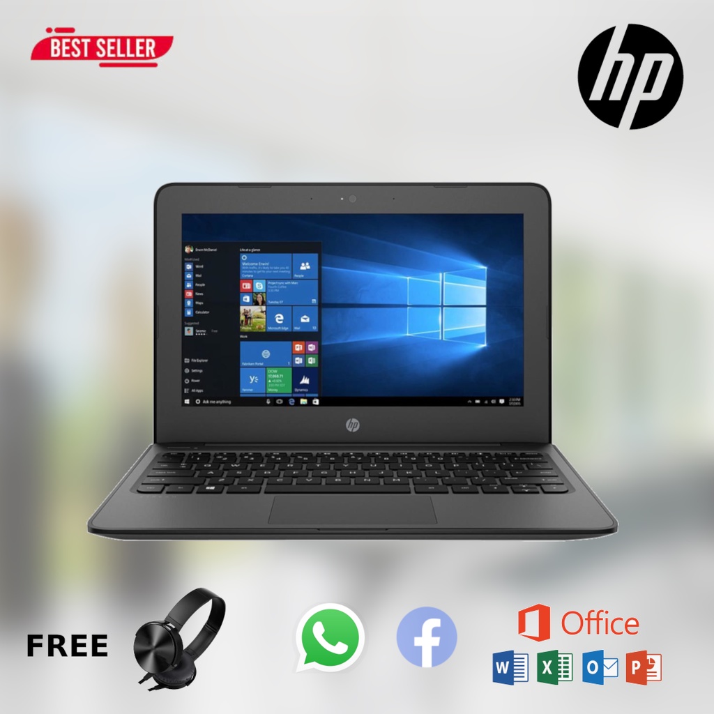 HP Stream 11 Pro G4 EE Notebook PC Celeron Dual Core (4 GB/64 GB EMMC