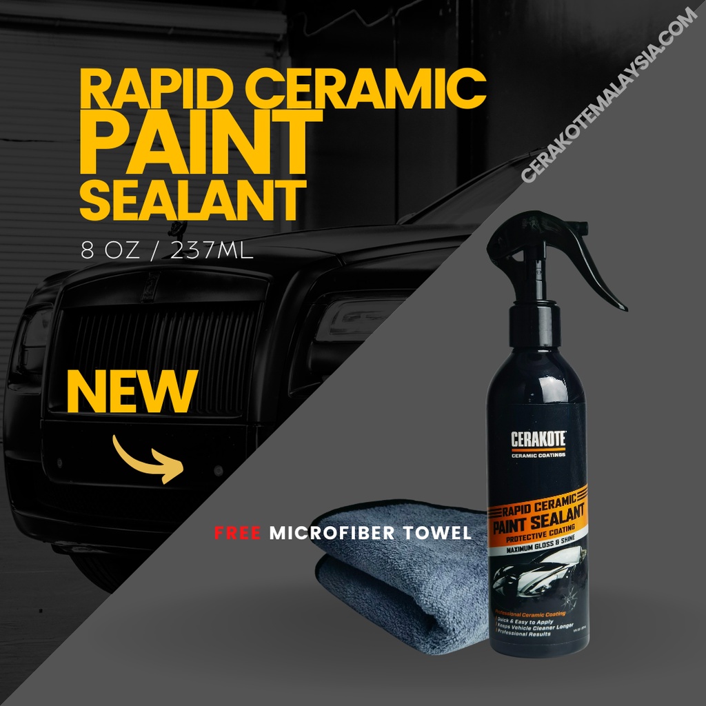 Cerakote Rapid Ceramic Paint Sealant Protective Coating (237ml