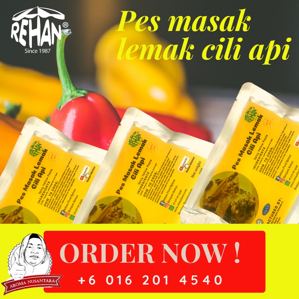 REHAN PES MASAK LEMAK CILI API (6 packs) | Shopee Malaysia