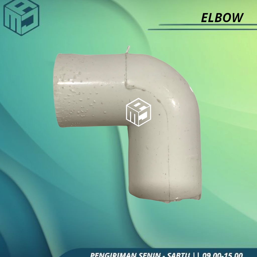 Knie PVC 5/8 "Elbow PVC Knee PVC Elbow L PVC Keni PVC White Shopee