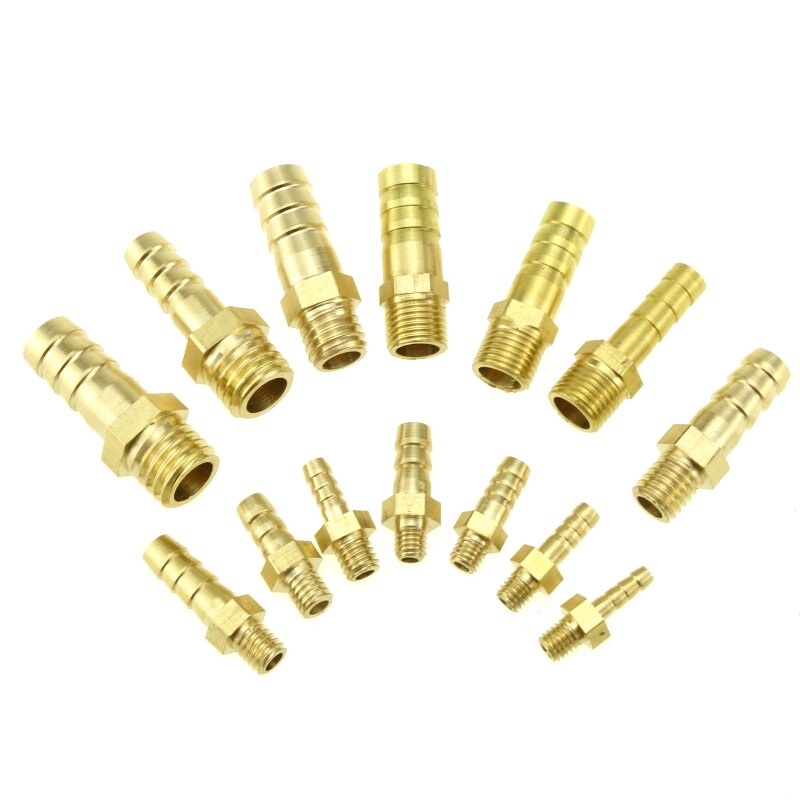 1//8/" NPT to 1//8/" Hose ID Brass Female Barb Tail Fitting Fuel Air Gas Water