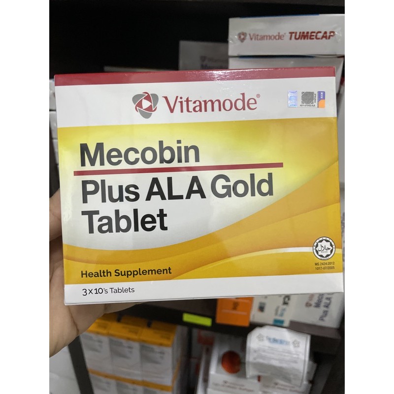 Vitamode Mecobin Plus Ala Gold Tablet 30 S Shopee Malaysia