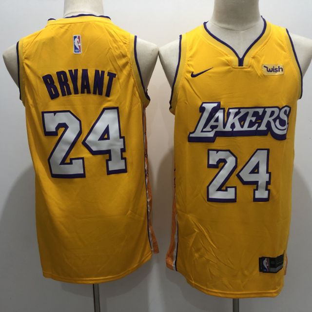 lakers jersey yellow with stars