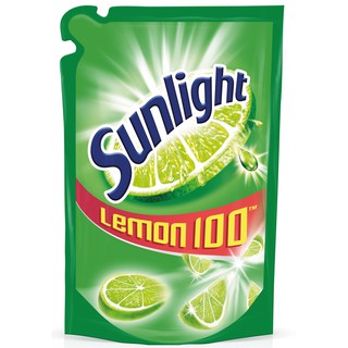 Image of Sunlight Lime 100 Dishwashing Liquid Refill (700ml)
