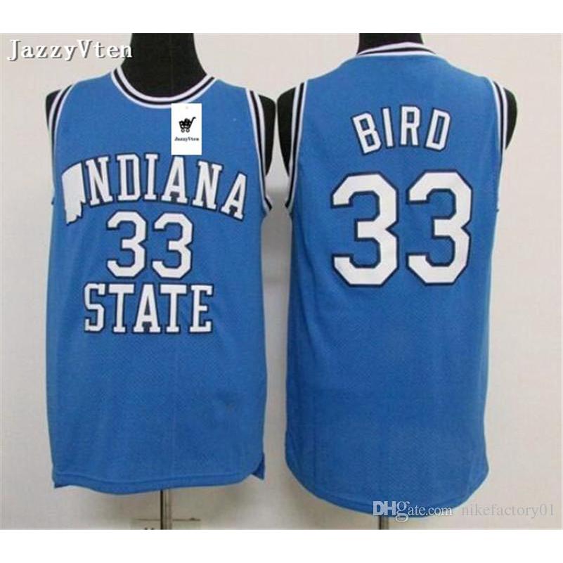 larry bird jersey indiana state