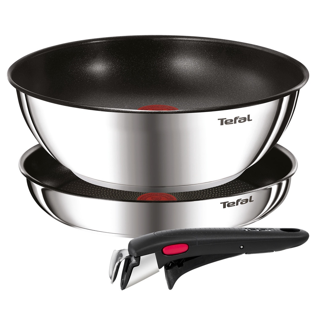Tefal Ingenio Edition Stainless Steel Nonstick Frying Pan 3p Dishwasher