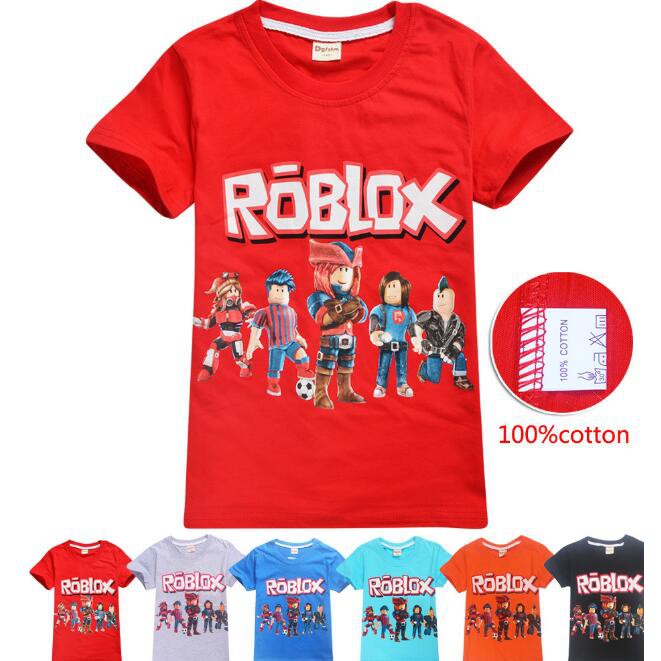 Roblox Kids T Shirt Boy Short Sleeved T Shirt For 6 14 Ages For Gamers Fans 100 Cotton Shopee Malaysia - tom and jerry shirt roblox