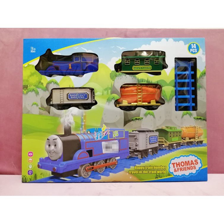 thomas travel train set