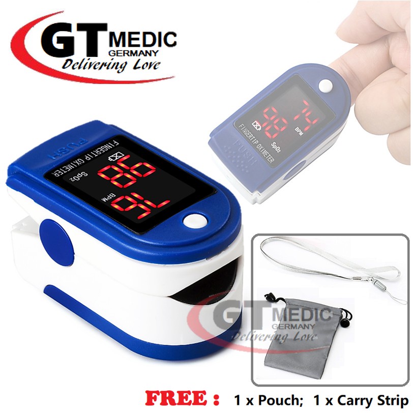 GT MEDIC Finger Tip Pulse Oximeter Blood Pressure Heart Beat Monitor