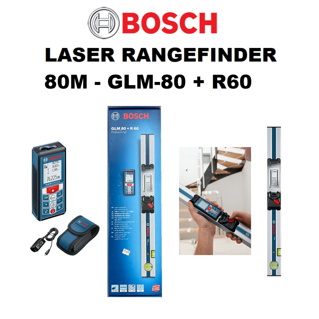 BOSCH 80M LASER RANGEFINDER GLM 80