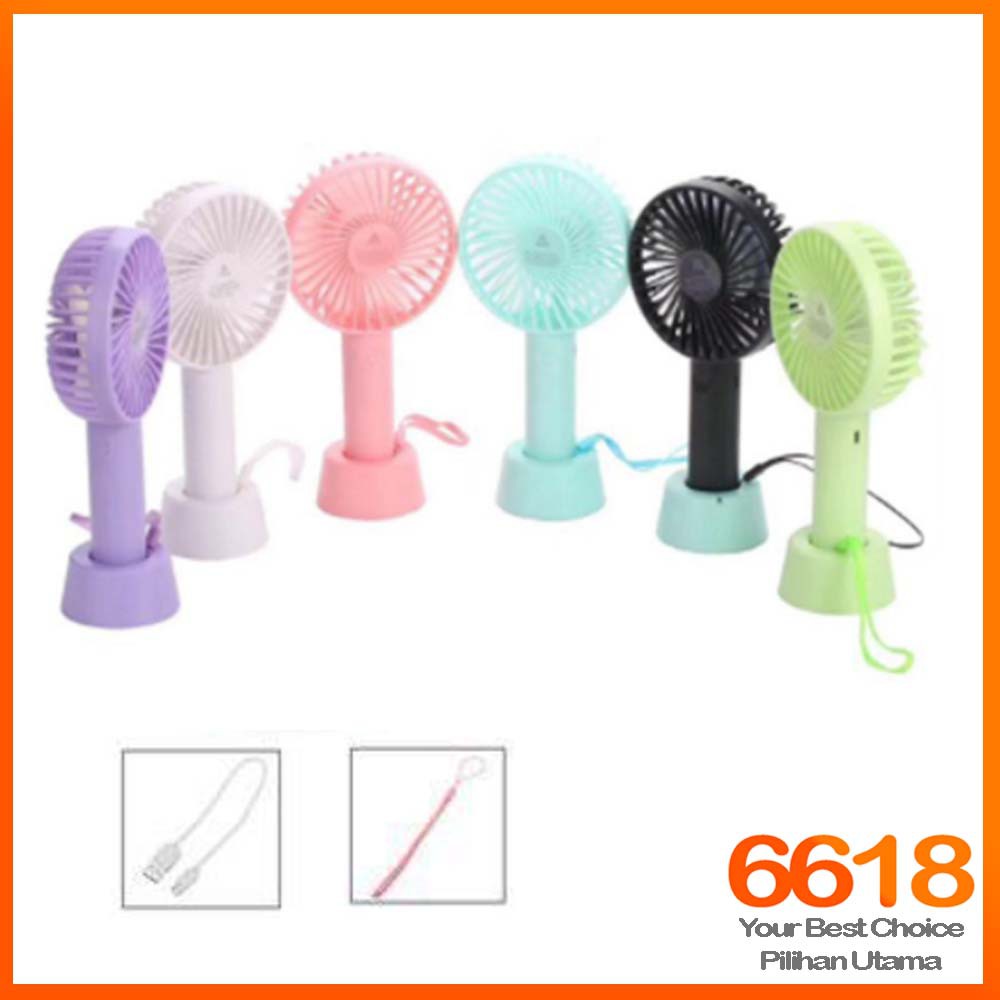 Kipas Mini Kipas USB Pegang Kipas Angin Kuat Rechargeable Portable Handy Mini Fan Strong Wind Kipas Pegang USB Charge