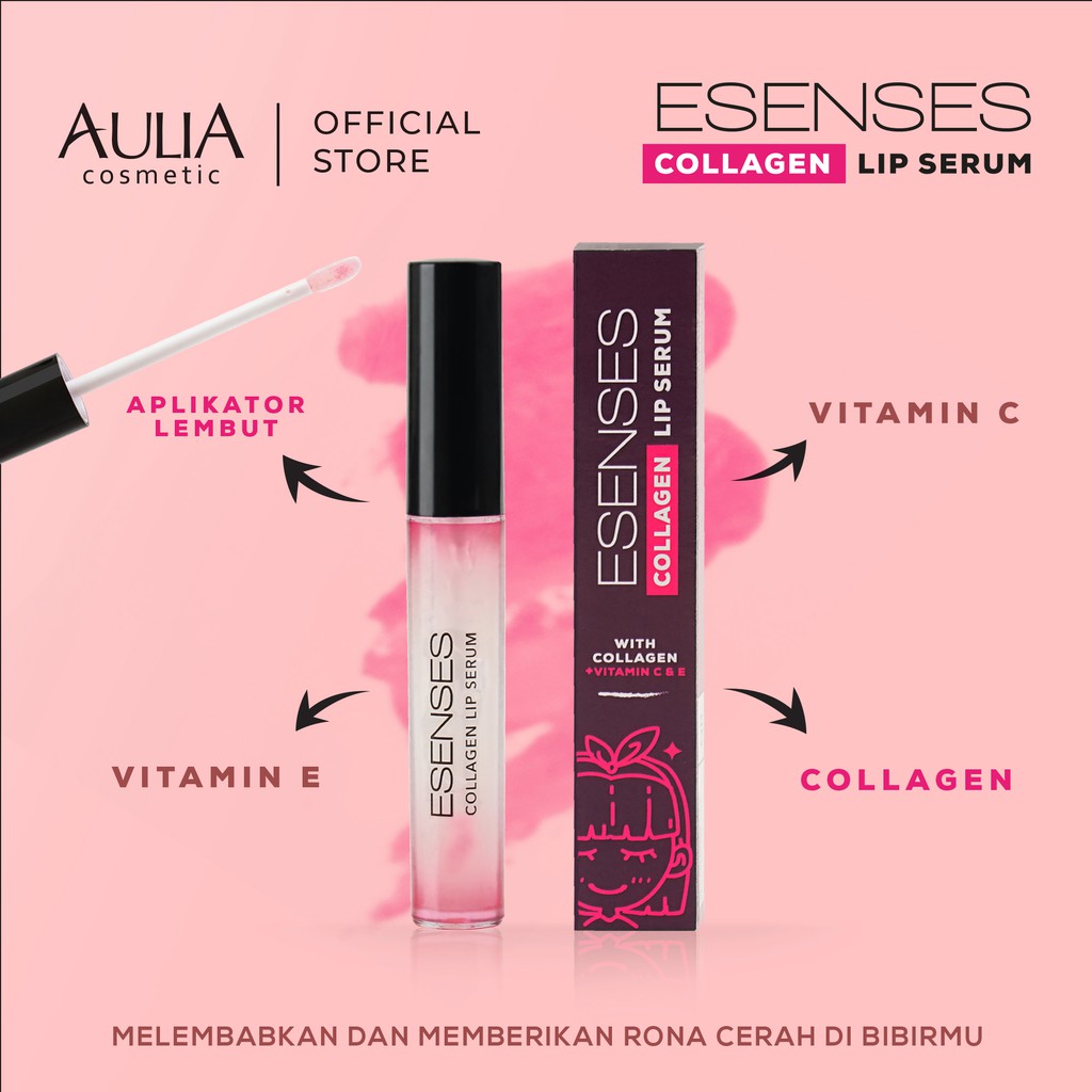 Collagen Lip Serum Esenses With Collagen Vitamin C E And Make Brighter Lip Malaysia