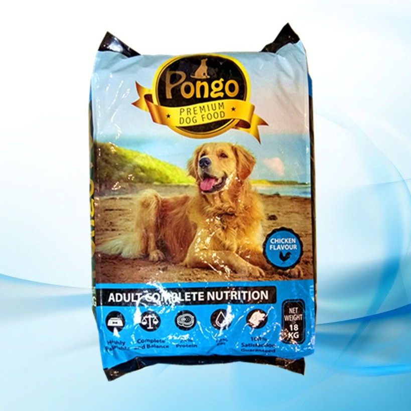 Pongo Premium Dog Food Chicken 18kg Shopee Malaysia